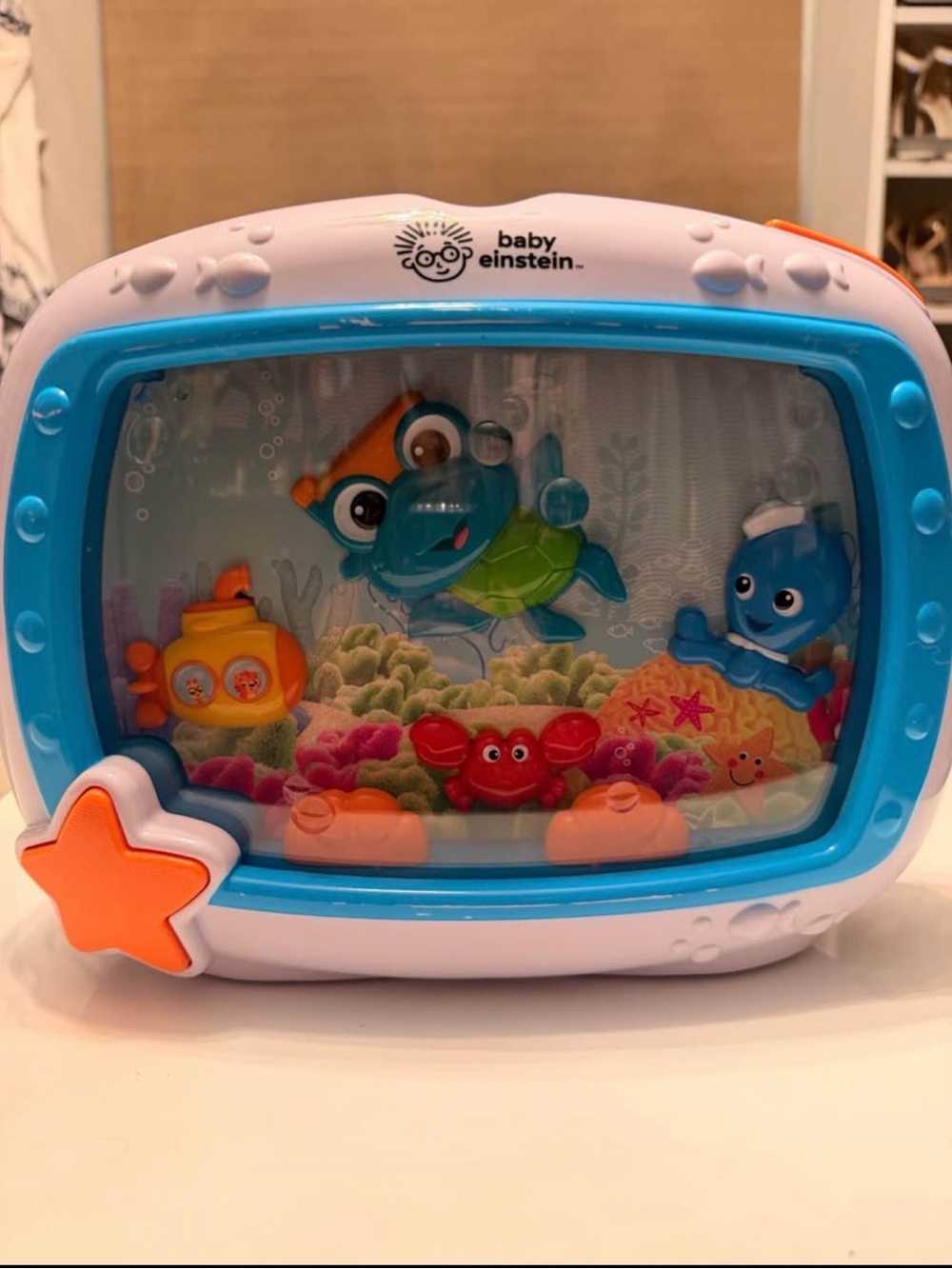 Baby Einstein Blue & Orange Ocean Aquarium Soother
